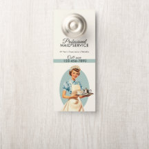 Professional Maid Housekeeping Service Retro