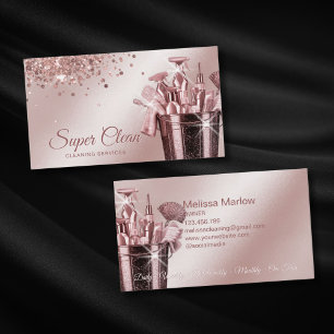 Professional Maid Residential Commercial House  Business Card