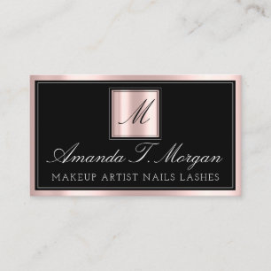 Professional Makeup Artist Appointment Event VIP Business Card