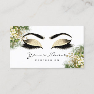 Professional Makeup Artist Appointment White Card