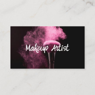 Professional Makeup Artist Business Card