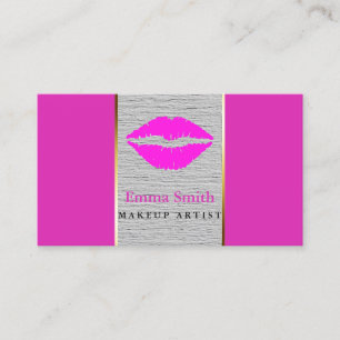 Professional Makeup Artist Business Card