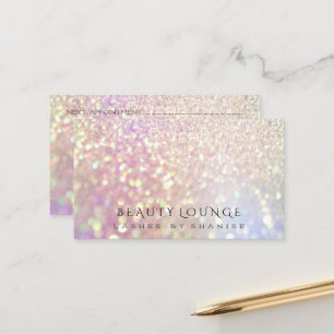 Professional Makeup Artist Eyelash Studio Appointment Card