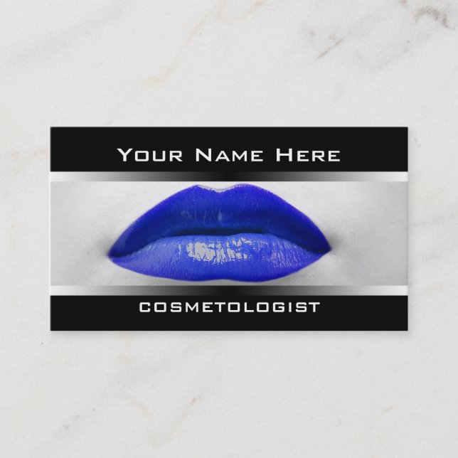 Professional MakeUp Business Cards (Front)