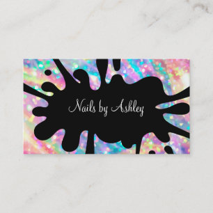 Professional Manicure Nail Tech Business Card