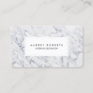 Professional Marble Pattern Modern Elegant Design Business Card