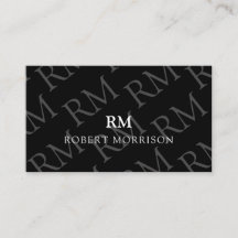 Professional Masculine Social Media Monogram