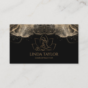 Professional Massage Therapist Lotus CHIROPRACTOR  Business Card