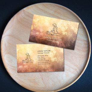 Professional Massage Therapist Lotus CHIROPRACTOR  Business Card