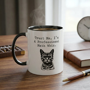 Professional Math Whiz Funny Educator Design Mug