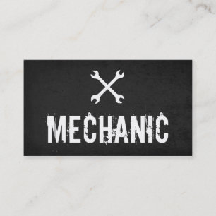 Professional Mechanic Automotive Business cards