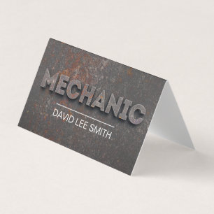 Professional Mechanic Business Card