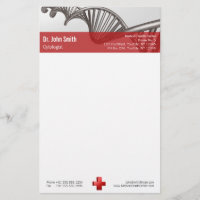Professional Medical 3D Symbol Cross DNA