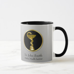 Professional Medical Hygieia Bowl Gold Mug