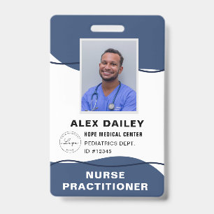 Professional Medical Surgical Employee Badge ID Badge