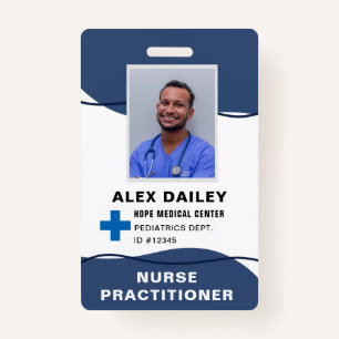 Professional Medical Surgical Employee ID Badge