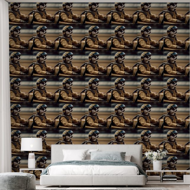 Professional Meerkat Racing Car Driver, Wallpaper (Bedroom)
