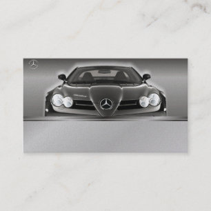 professional mercedes benz car dealer seller card