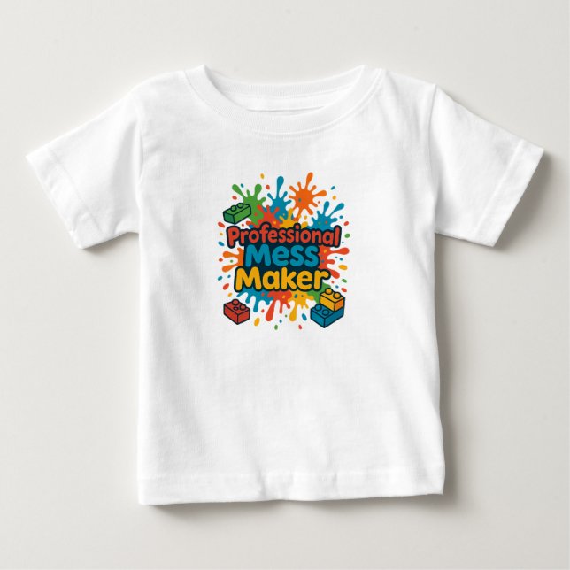 Professional Mess maker  Baby T-Shirt (Front)