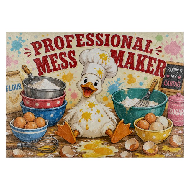 Professional Messmaker Cutting Board (Front)