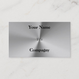 Professional metal business card