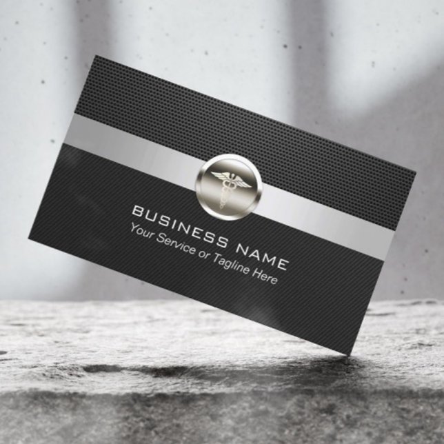 Professional Metal Medical Business Cards (Creator Uploaded)