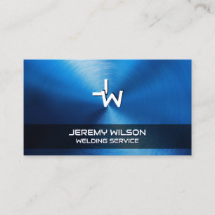 Professional Metal Welder Construction Handyman Business Card