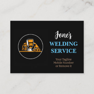 Professional Metal Welder, Fabrication, Contractor Business Card