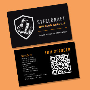 Professional Metal Welding & Fabrication  Business Card
