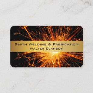 Professional Metal Welding Fabrication Contractor  Business Card
