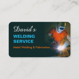 Professional Metal Welding Fabrication Contractor  Business Card