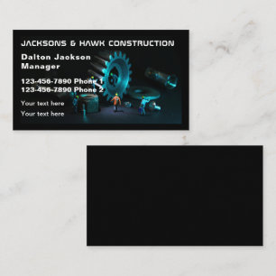 Professional Metal Welding Fabrication Contractor  Business Card