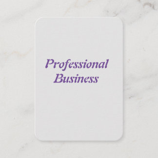 Professional Mighty  3.5"x2.5" Business Card