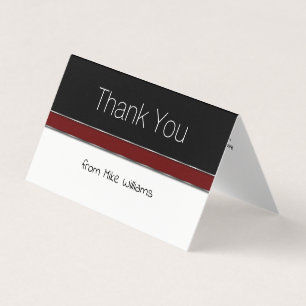 Professional Mini Thank You Notes Elegant Design