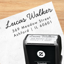 Professional Minimal Return Address Stamp