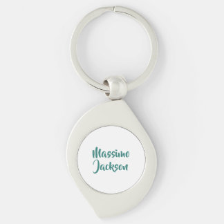 Professional Minimalist Add Name Personalised Key Ring
