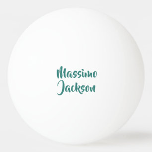 Professional Minimalist Add Name Personalised Ping Pong Ball