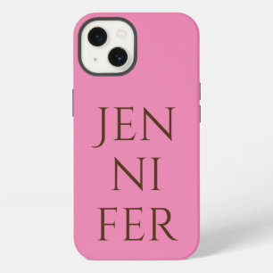 Professional minimalist add your name iPhone 13 case