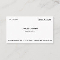 Professional Minimalist Black and White Elegant