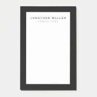 Professional Minimalist Black & White | Name