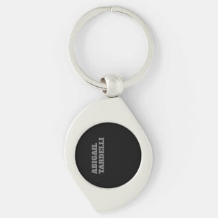Professional minimalist bold modern custom plain key ring