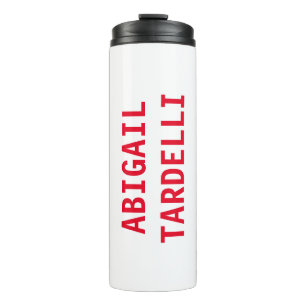 Professional minimalist bold modern custom plain thermal tumbler