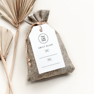 Professional Minimalist Business Price Gift Tags