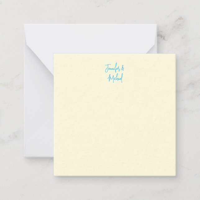 Professional minimalist calligraphy name card (Front)
