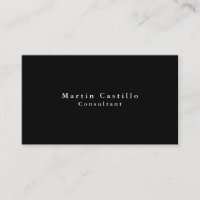Professional Minimalist Elegant Black White Modern
