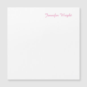 Professional minimalist feminine magnetic card