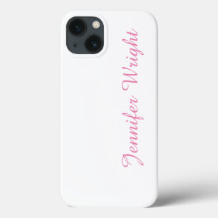 Professional minimalist feminine plain elegant iPhone 13 case