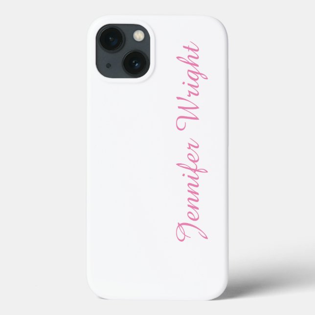 Professional minimalist feminine plain elegant Case-Mate iPhone case (Back)