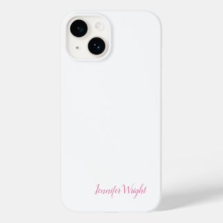 Professional minimalist handwriting feminine Case-Mate iPhone 14 case