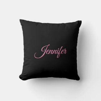 Professional minimalist handwriting feminine cushion